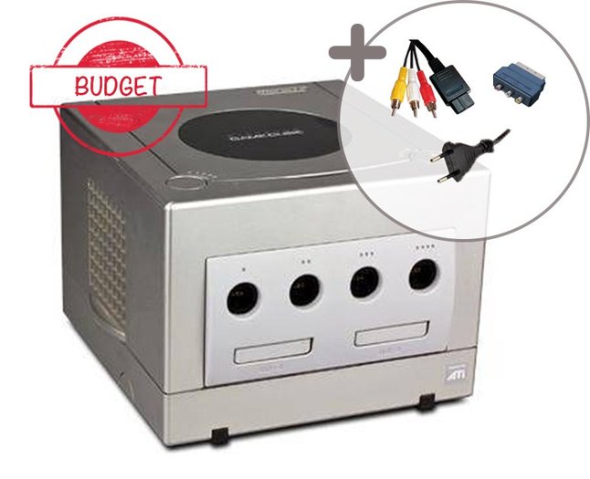 Nintendo cheapest Silver Gamecube Console