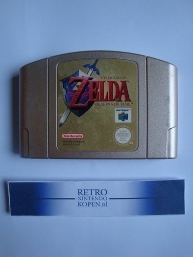 Zelda Ocarina of Time Gold Nintendo 64