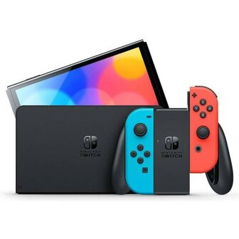 Nintendo Switch OLED - Red/Blue&nbsp;[Complete]