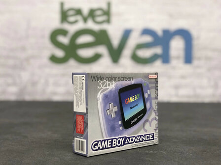 Gameboy Advance Transparent Blue [Complete]