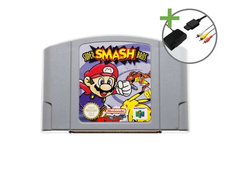 Nintendo 64 Starter Pack - Super Smash Bros Double Controller Edition