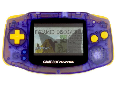 Gameboy Advance IPS Limited Wario Edition + Wario Land 4