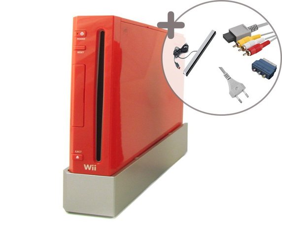 Restored Nintendo Wii Console Red (Refurbished)