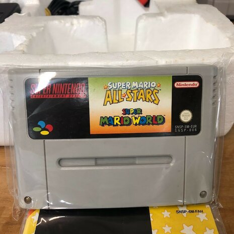 Super Nintendo SNES Console  Super Mario All Stars Pack  [Complete]