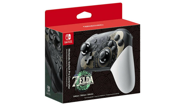 Nintendo Switch Pro Controller - Zelda Tears Of The Kingdom Edition [Complete]