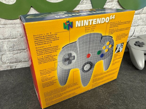 Originele Nintendo 64 Controller Grey [Complete]