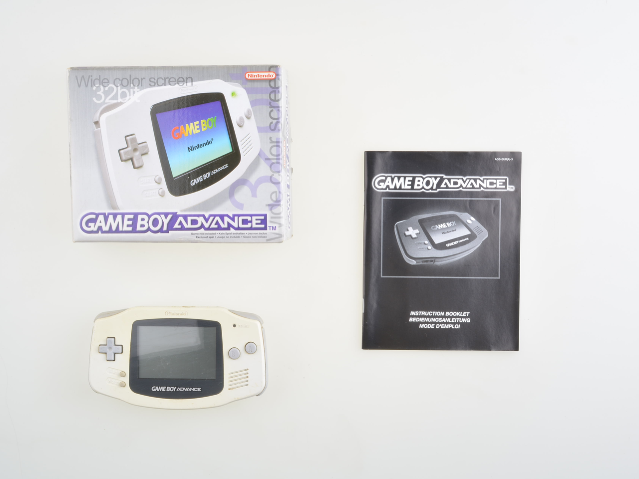 white gameboy advance