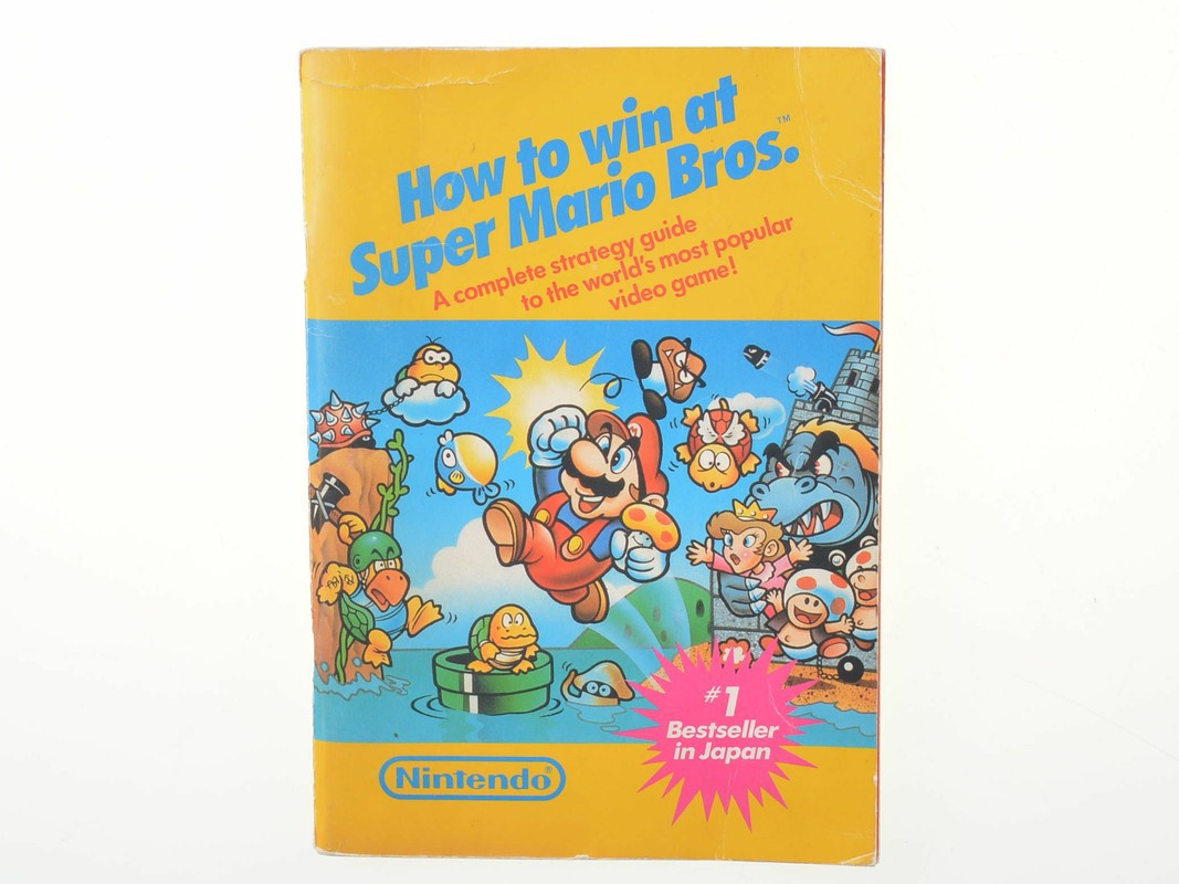 Nintendo - How To deals Win at Super Mario Bros Strategy Guide / NES MINT