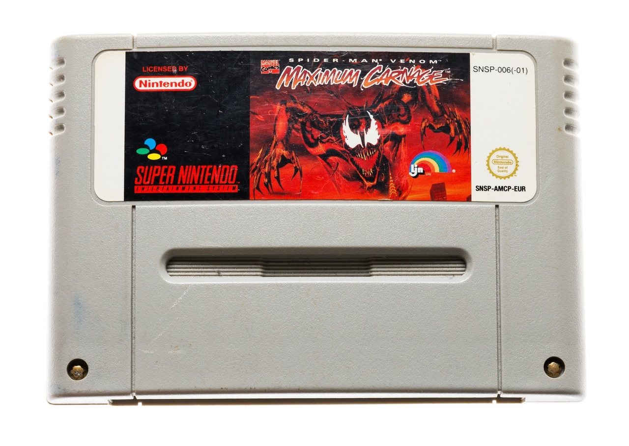 Spiderman Venom Maximum Carnage ⭐ Super Nintendo [SNES] Game -  