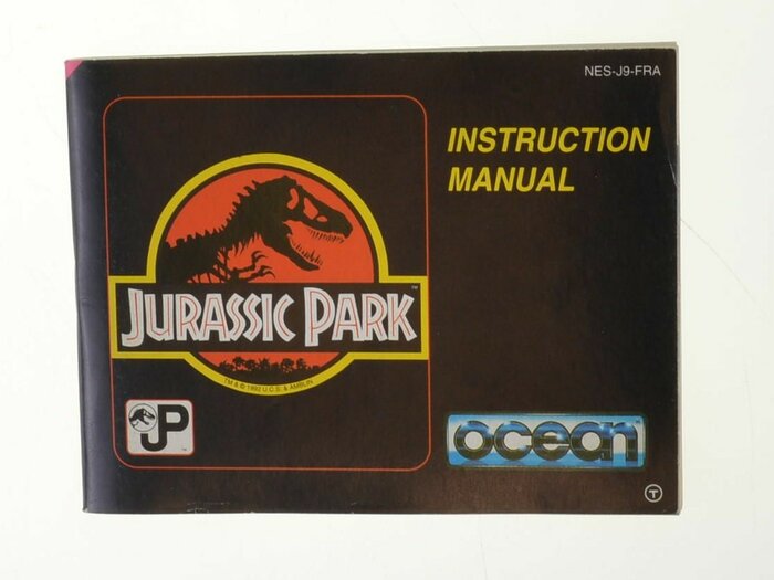 Jurassic Park - Manual ⭐ Nintendo [NES] Manual - RetroNintendoStore.com