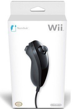 Nintendo Wii Nunchuck Black [Complete]