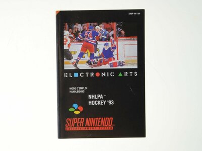 NHLPA Hockey 93 - Manual