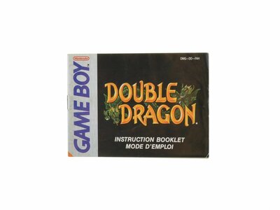 Double Dragon - Manual