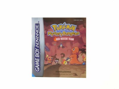 Pokemon Mystery Dungeon: Red Rescue Team - Manual