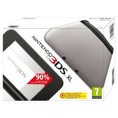 Nintendo 3DS XL - Silver/Black [Complete]