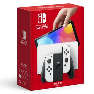 Nintendo Switch Console OLED Starter Pack - Wit [Complete]