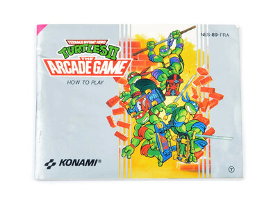 Teenage Mutant Ninja Turtles II - The Arcade Game - Manual