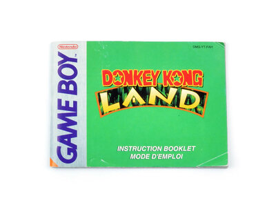 Donkey Kong Land - Manual