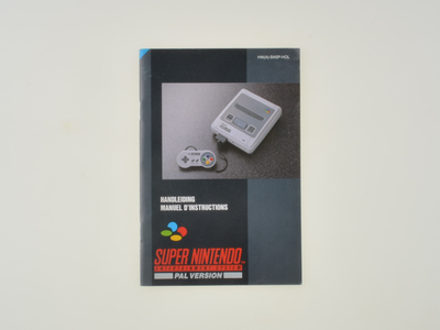 Super Nintendo Console - Manual