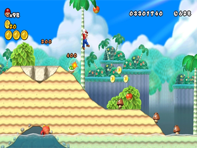 Nintendo Wii Screenshot New Super Mario Bros Wii